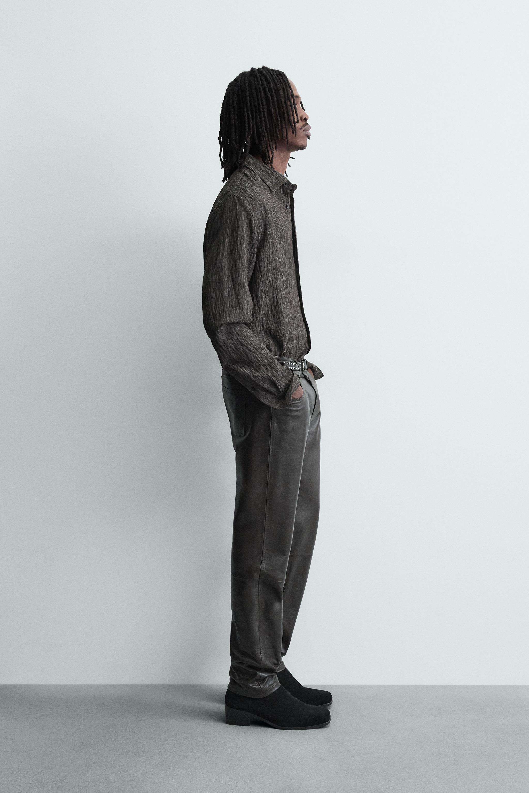 FLOWY JACQUARD SHIRT